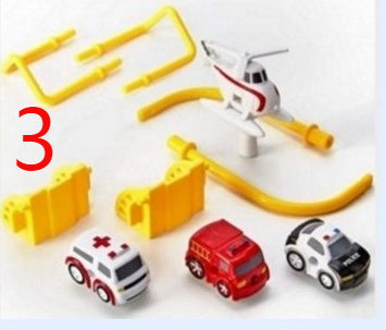 Cars Pass Through Big Adventure Parking Lot Rail Car Toy Car Track Kids Toy