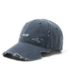 Retro Washed Ripped Baseball Cap Fashion Cowboy Japanese Street