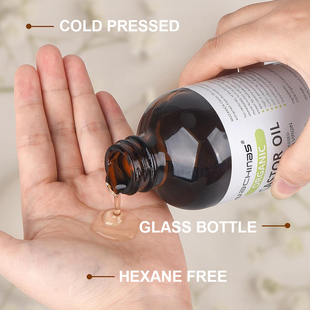 Organic Castor Oil Cold Pressed Moisturizing Moisturizing And Nourishing