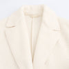 Women's Elegant Commuter Lapel Single-breasted Wool Coat