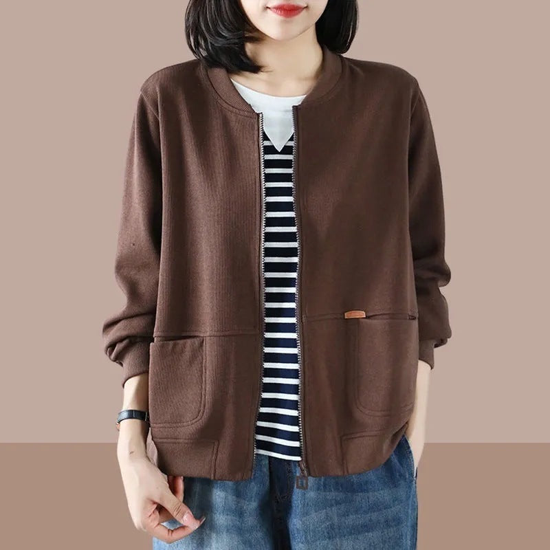 Women's Korean-style Loose Baseball Uniform