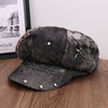 Warm Comfortable Sun Hat Leopard Print Five-pointed Star