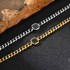 Stainless Steel Acrylic Six-sided Chain Bracelet