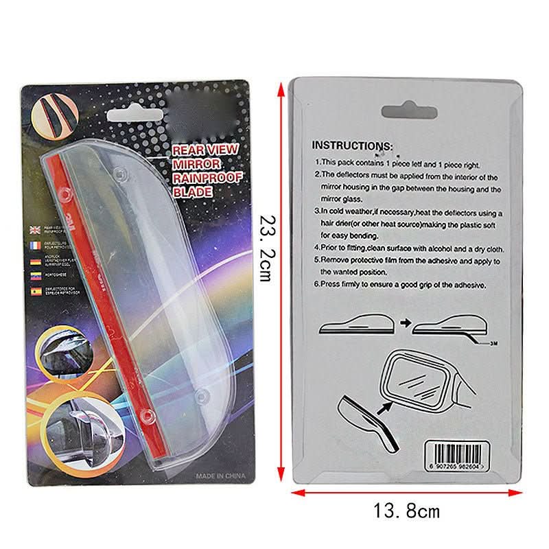 Car Rearview Mirror Rain Protection Eyebrows 2 - piece Set - Eshtree