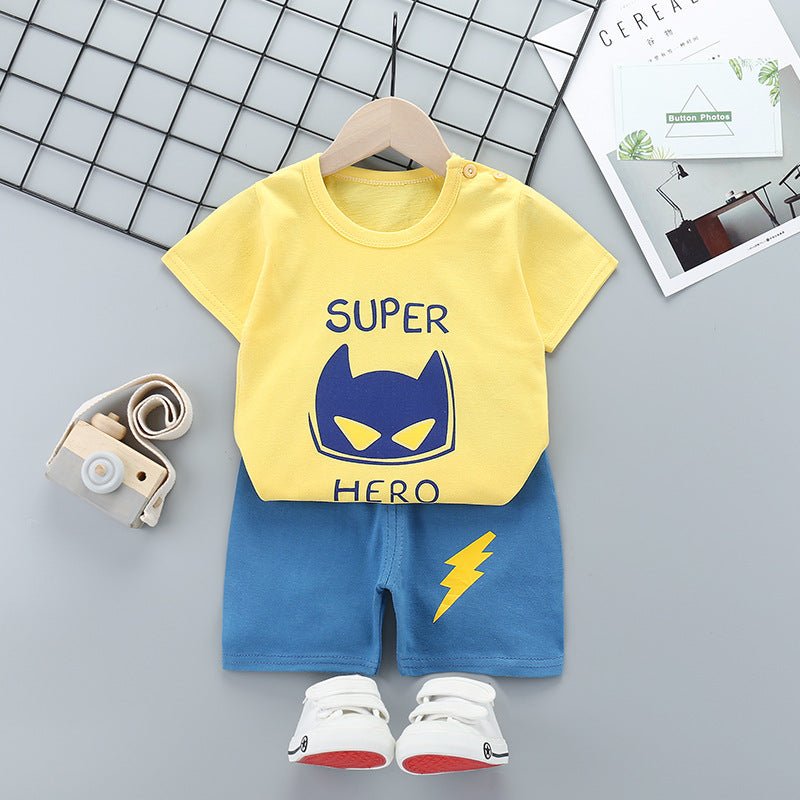 Cartoon children short sleeve suit - Eshtree