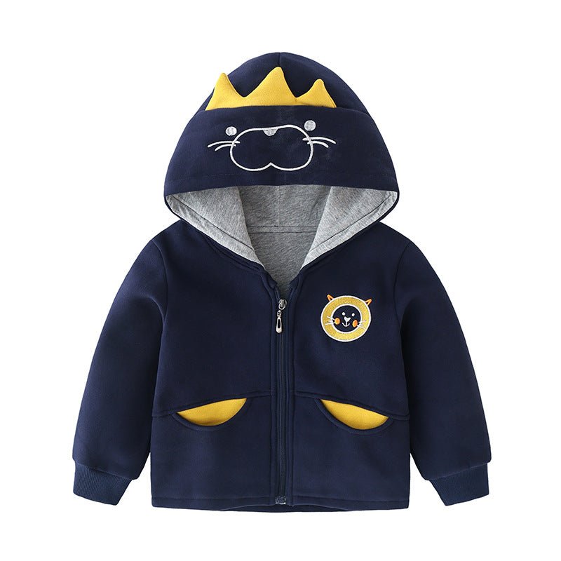 Cartoon Fashion Children's Thick Casual Quilted Top - Eshtree