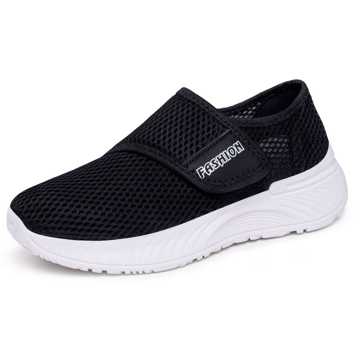 Casual Versatile Velcro Fastened Soft Soled Walking Shoes That Wont Tire Your Feet - Eshtree