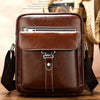 Men's Leather Messenger Bag Vintage Casual First Layer Cowhide