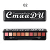Creative 10 Color Matte Pearlescent Eyeshadow Palette