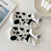 Women's Cartoon Cow Socks Invisible