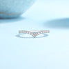Embrace - A Wedding Ring Set With Top-quality Moissanite S925 Silver And Platinum-plated Diamond Can Be Inspected With A Diamond Pen