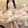 Cute Suspender Skirt Outfit Lolita Dresses Women