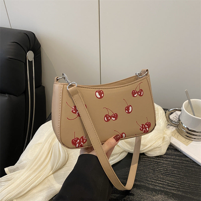 Casual Versatile Underarm Bag Printed Commuter Portable