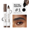 Multi-fork Plush Water Eyebrow Pencil Waterproof And Durable