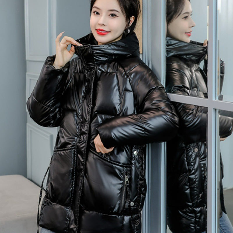 Winter Loose Thick Hooded Down Cotton