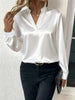 Simple And Versatile V-neck Loose Top For Spring And Autumn