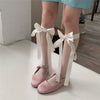 Bow Pearl Lolita Sweet Girl Stockings