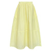 Yellow Skirt High Waist Slimming A- Line Skirt Loose Cover