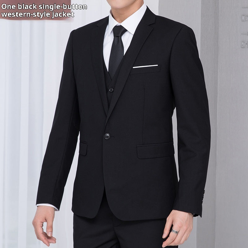 Men's Korean-style College Students Work Business Coat