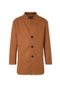 A Solid-color, Form-fitting Woolen Coat For Middle-aged And Young Men In Autumn