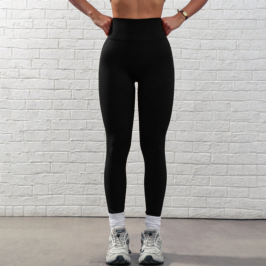 High Waist Peach Cycling Pants Women