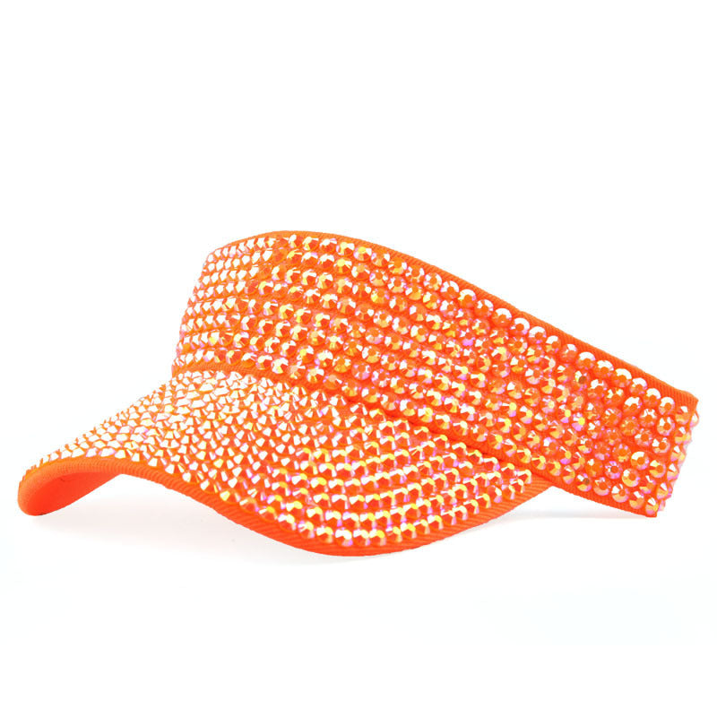 Spot Drill Sun Hat Sun Protection No Top Girl's Cap