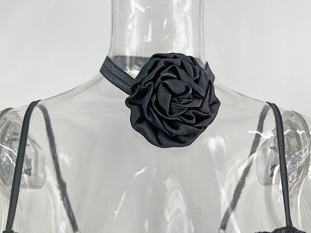 Sling Lace See-through Slim-fit Sheath Dress