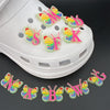 Letter Luminous Butterfly Shoe Ornament Shoe Buckle