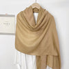 Monochrome Long Scarf Warm Shawl Solid Color Casual Scarf