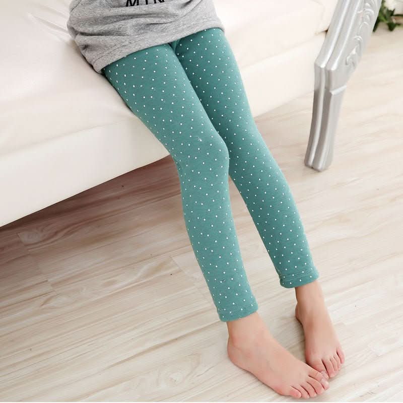 Children's Autumn And Winter Baby Tights Color Printed Flowers - Eshtree
