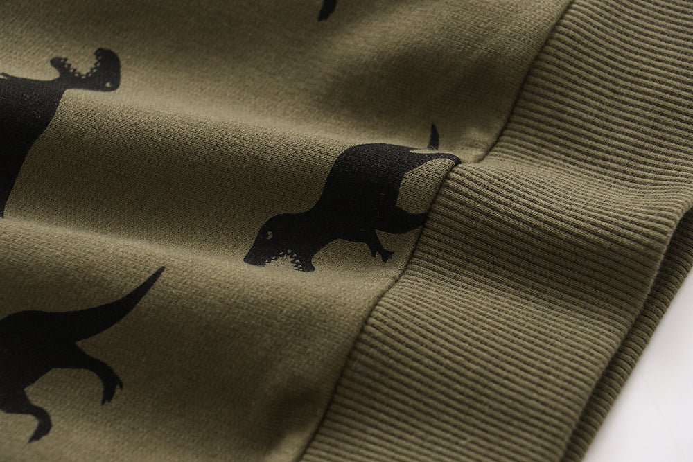 Children's Autumn Clothing Long Sleeve Boy Cartoon Cotton Crew Neck Sweater - Eshtree