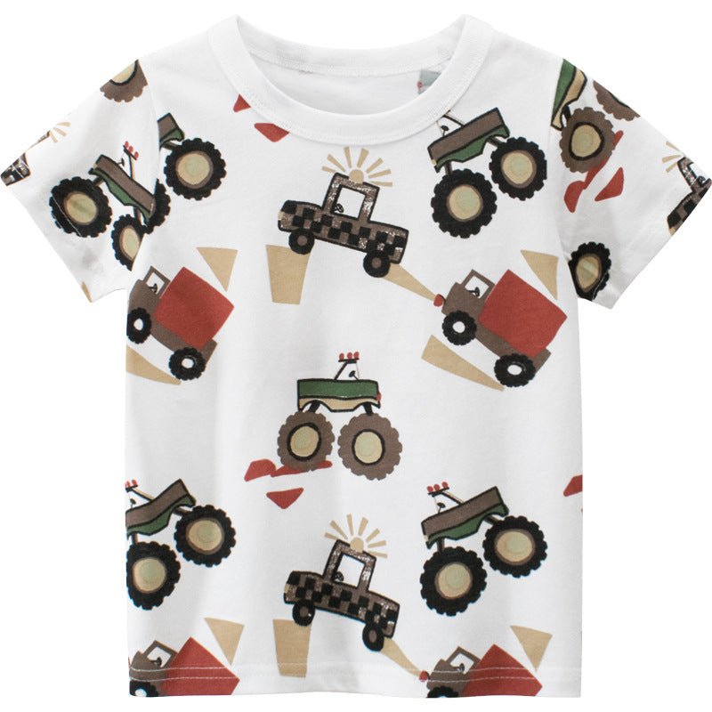 Children's car short sleeve T-shirt - Eshtree