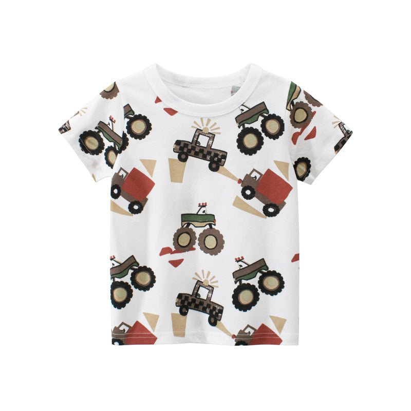 Children's car short sleeve T-shirt - Eshtree