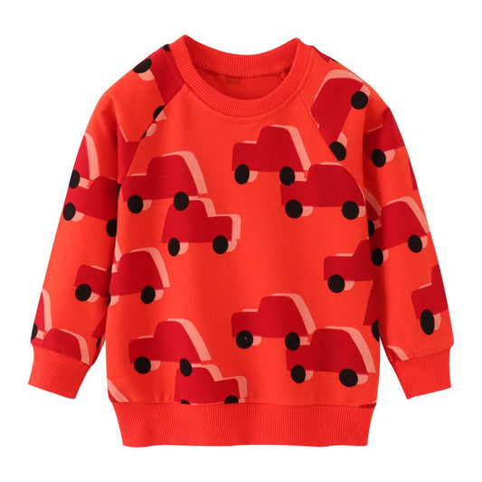 Children's Cartoon Long Sleeve Sweater Top - Eshtree