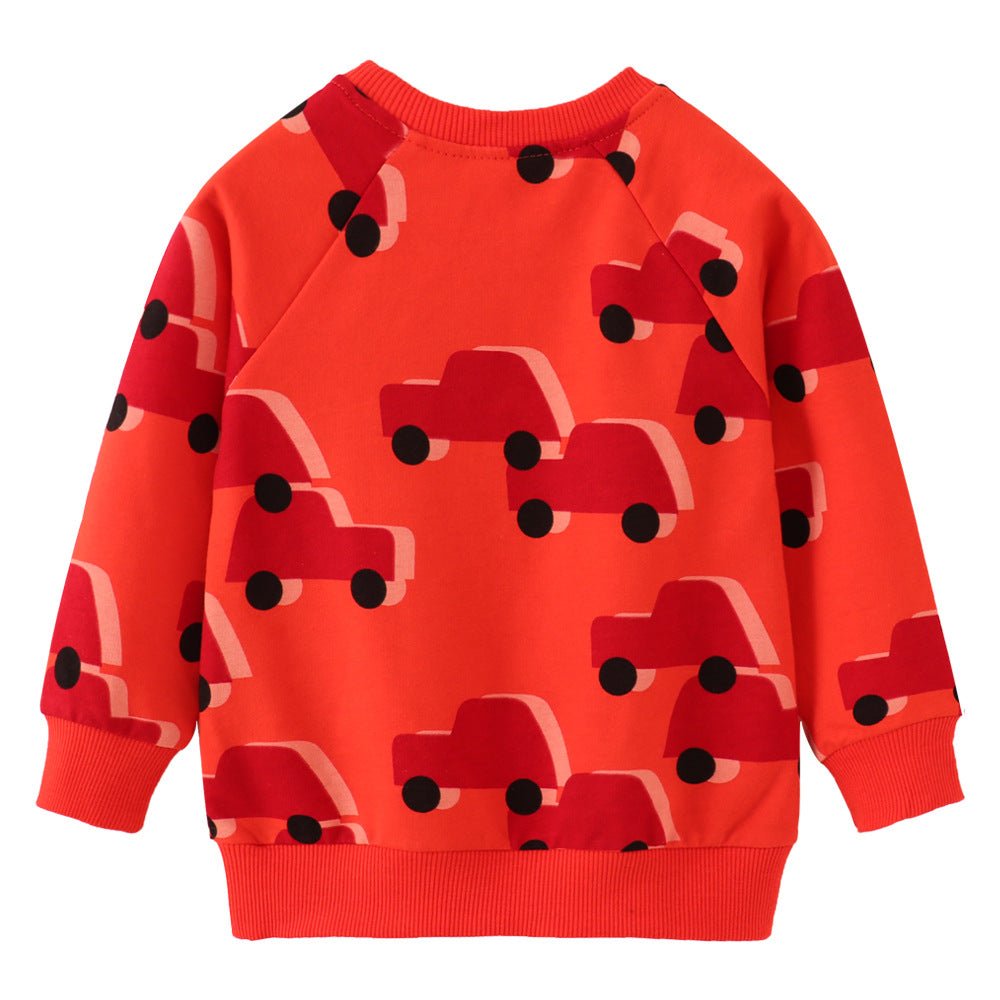 Children's Cartoon Long Sleeve Sweater Top - Eshtree