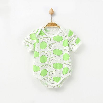 Children's Clothes Short Sleeve Khaki Triangle Climbing One Piece - Eshtree