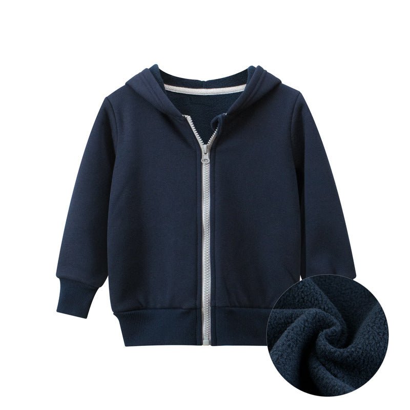 Children's jacket zipper sweater fleece baby clothes - Eshtree