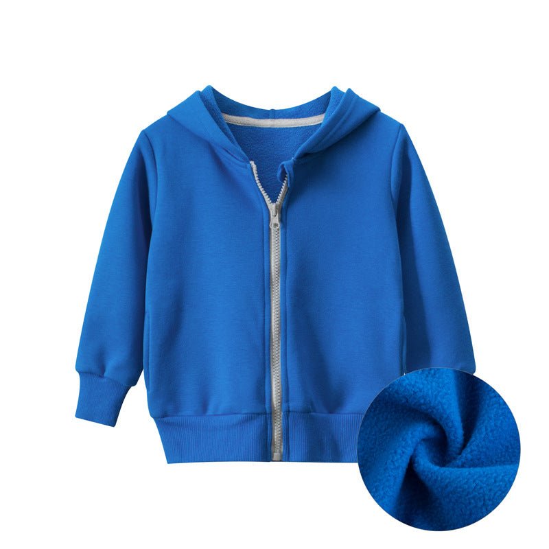 Children's jacket zipper sweater fleece baby clothes - Eshtree