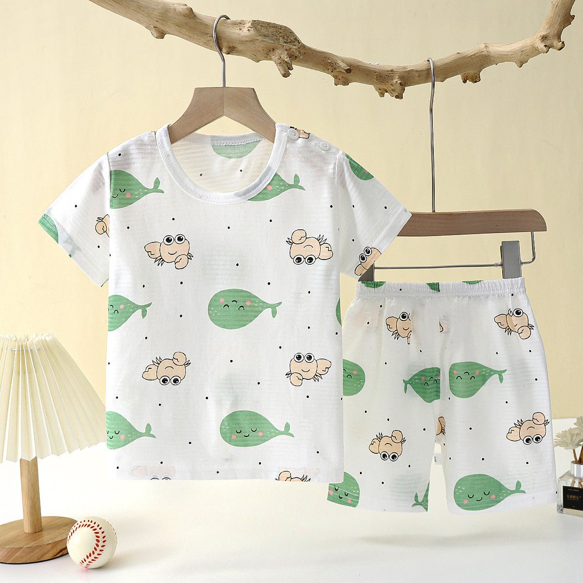 Children's Loungewear Pajamas Pure Cotton Underwear Set - Eshtree