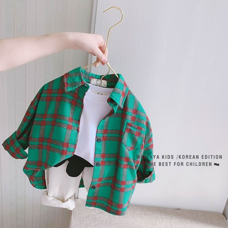 Children's Plaid Shirts In Baby Shirts For Men And Women - Eshtree