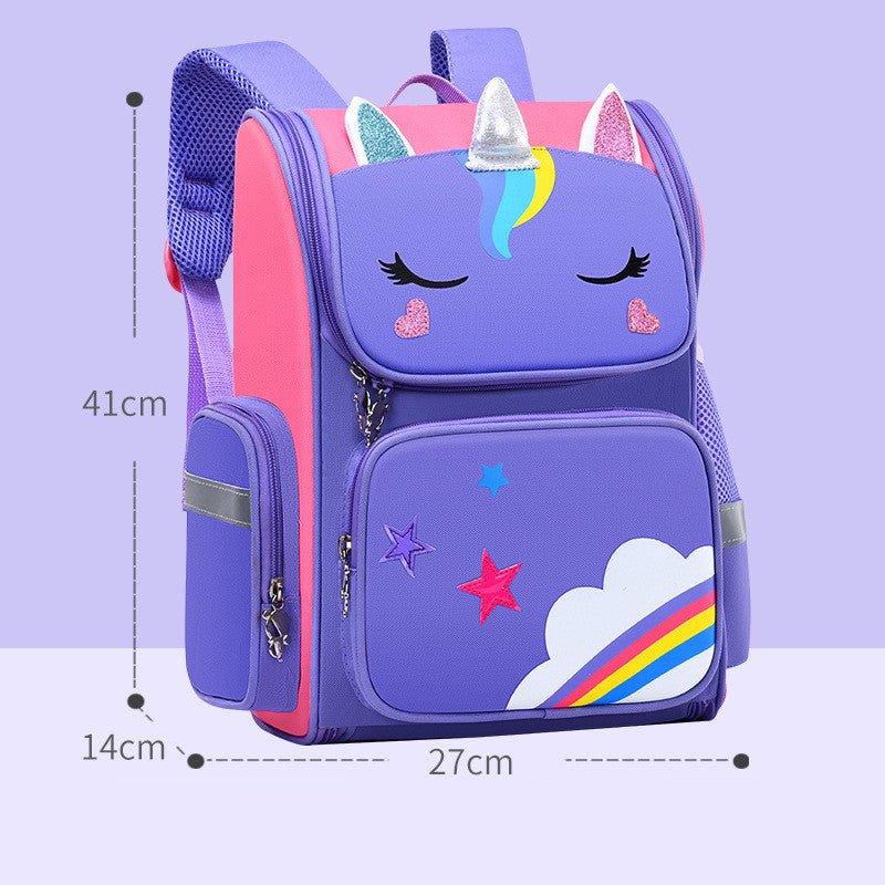 Childrens School Bags Primary School Students Grades 1 to 6 Printing - Eshtree