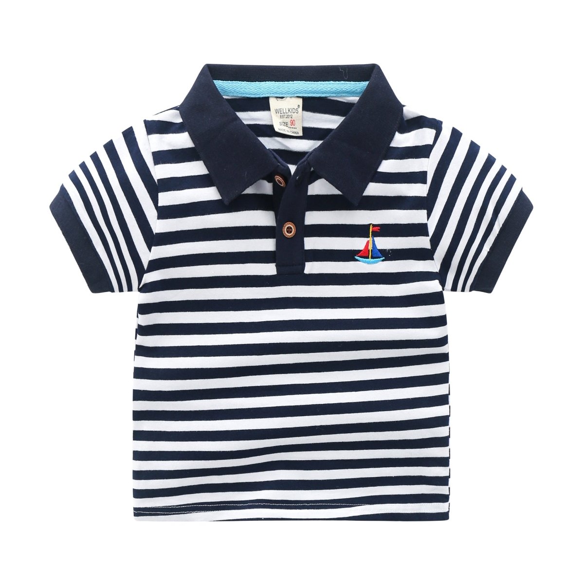 Children's Short - sleeved Polo Shirt Lapel T-shirt - Eshtree