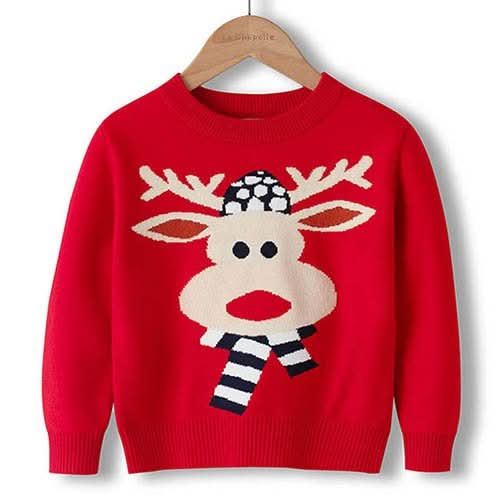 Children's Sweaters Christmas Long Sleeves - Eshtree