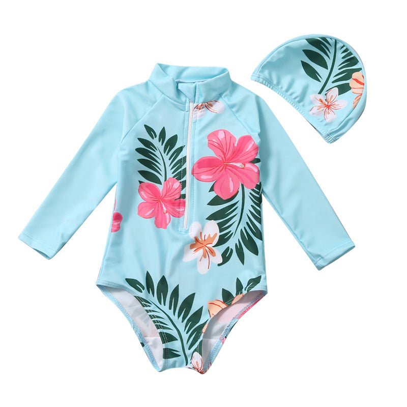 Children's Swimsuit One - Piece Sunscreen Swimsuit Swimsuit Set - Eshtree