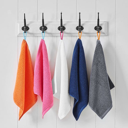 Children's Towel Pure Cotton White Solid Color - Eshtree