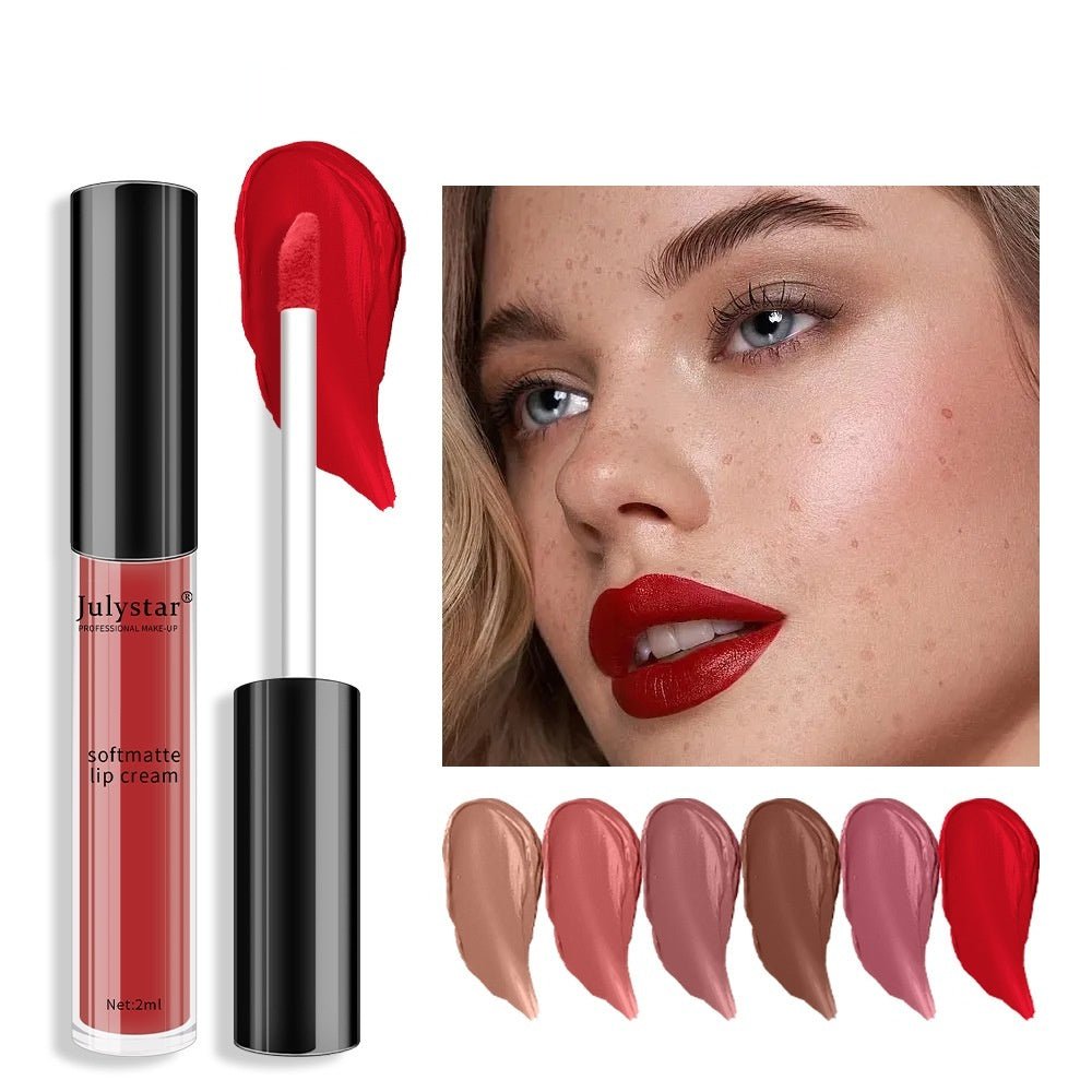 Christmas Makeup Does Not Fade Nonstick Cup Matte Finish Lip Lacquer - Eshtree