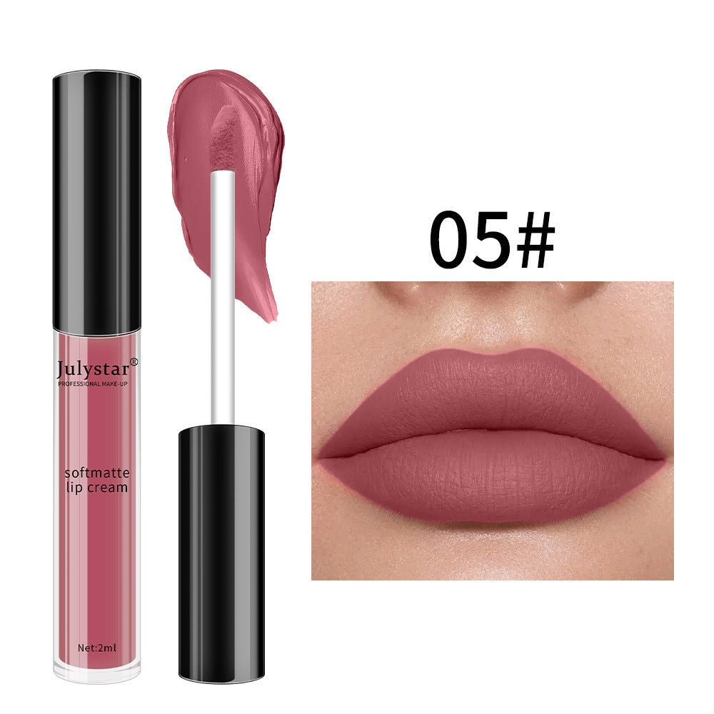 Christmas Makeup Does Not Fade Nonstick Cup Matte Finish Lip Lacquer - Eshtree