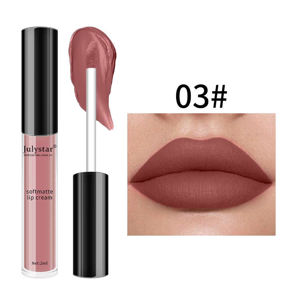 Christmas Makeup Does Not Fade Nonstick Cup Matte Finish Lip Lacquer - Eshtree