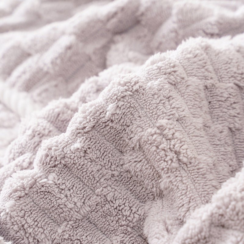 Cloud Lattice Coral Fleece Bath Towel Household - Eshtree