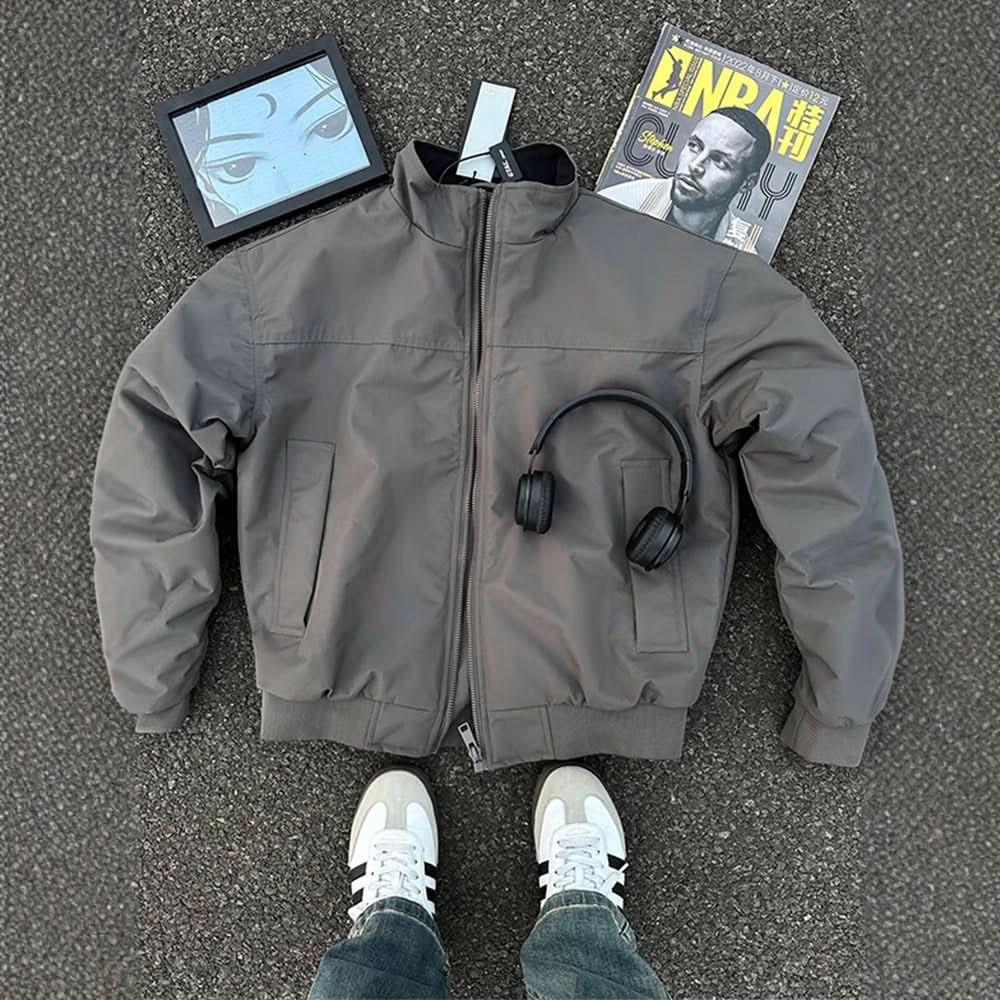 Coach Jacket Men's Stand Collar Motorcycle Baseball Uniform - Eshtree